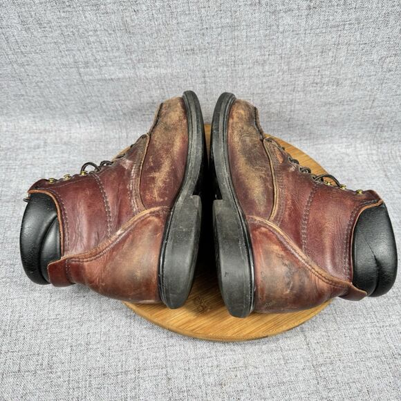 Vintage Red Wing Boots Men\'s 8 EE Leather Work Supersole 202